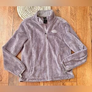 Women’s The North Face Osito Grey Zip Up Fleece Jacket - medium